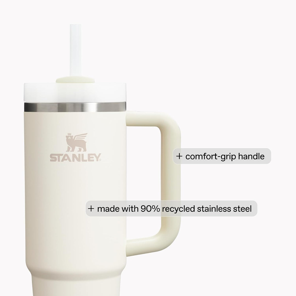Stanley 40 oz Rotating Lid Tumbler - Cream 2.0