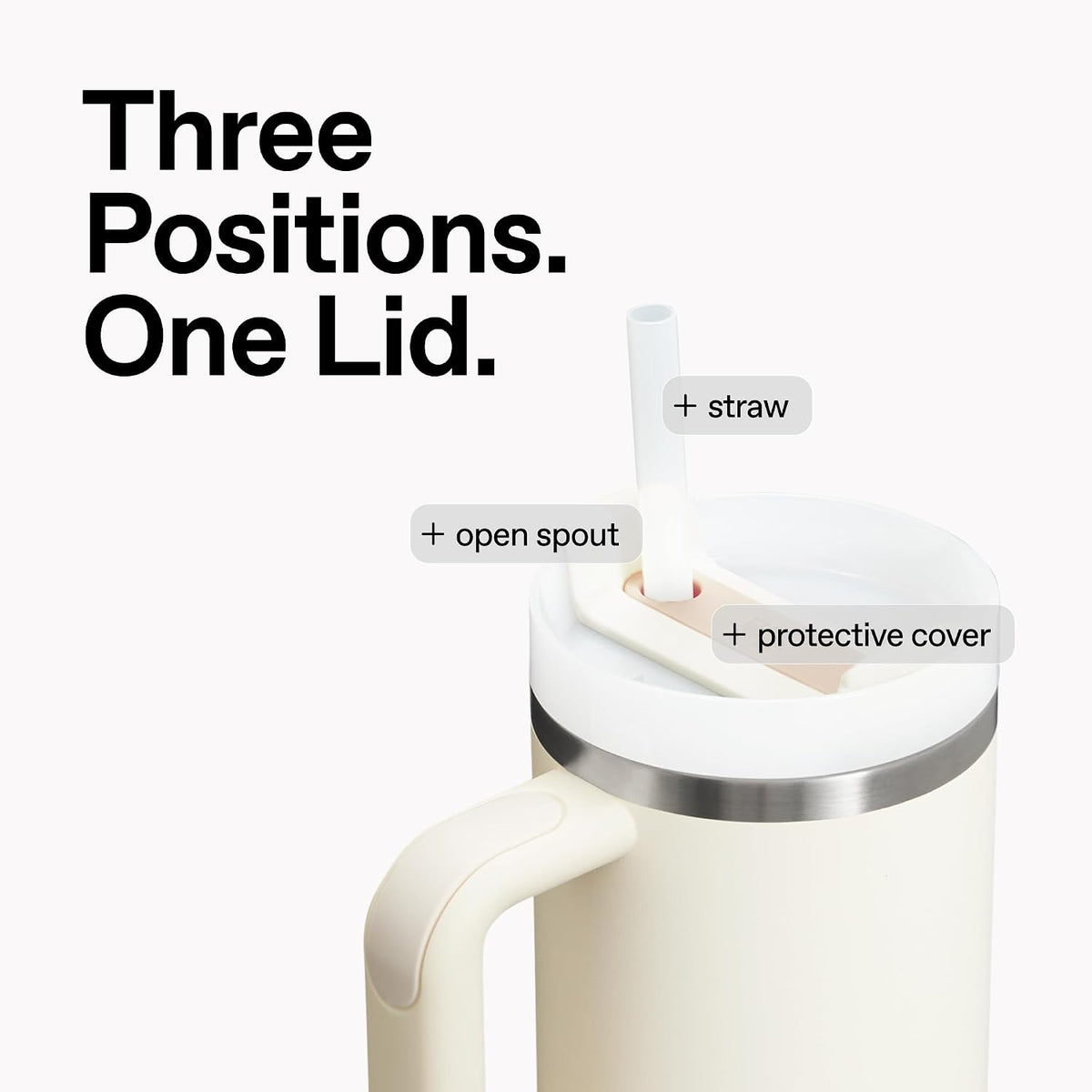 Stanley 40 oz Rotating Lid Tumbler - Cream 2.0