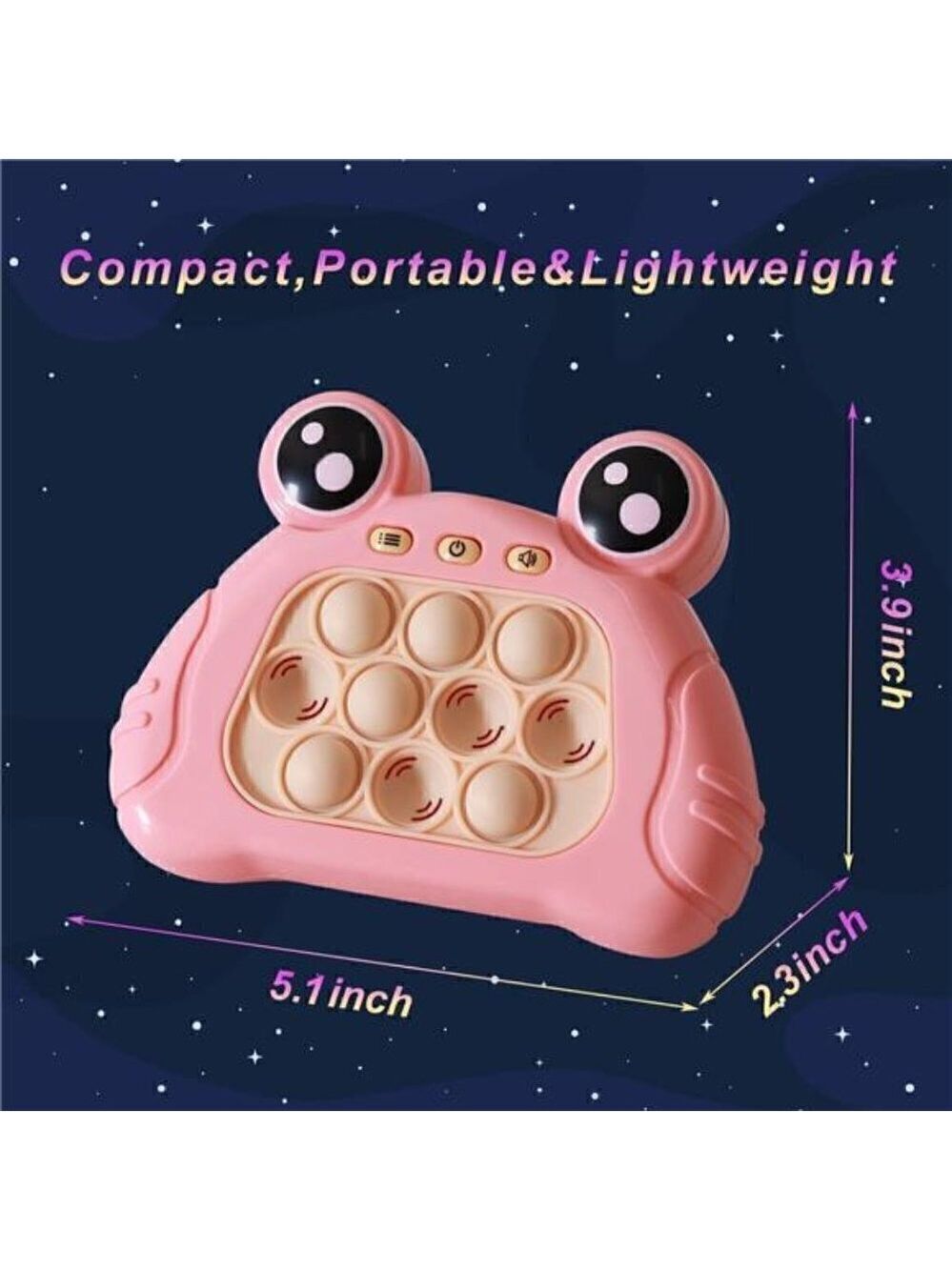 Fast Push Intelligent Game - Pink Bubble Fidget Toy for Kids & Adults